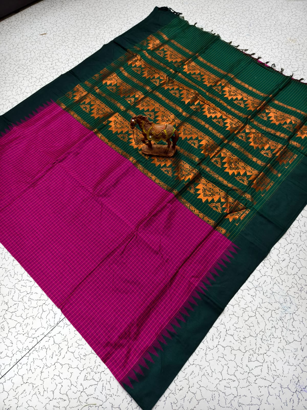 Checked Kalyani Cotton
