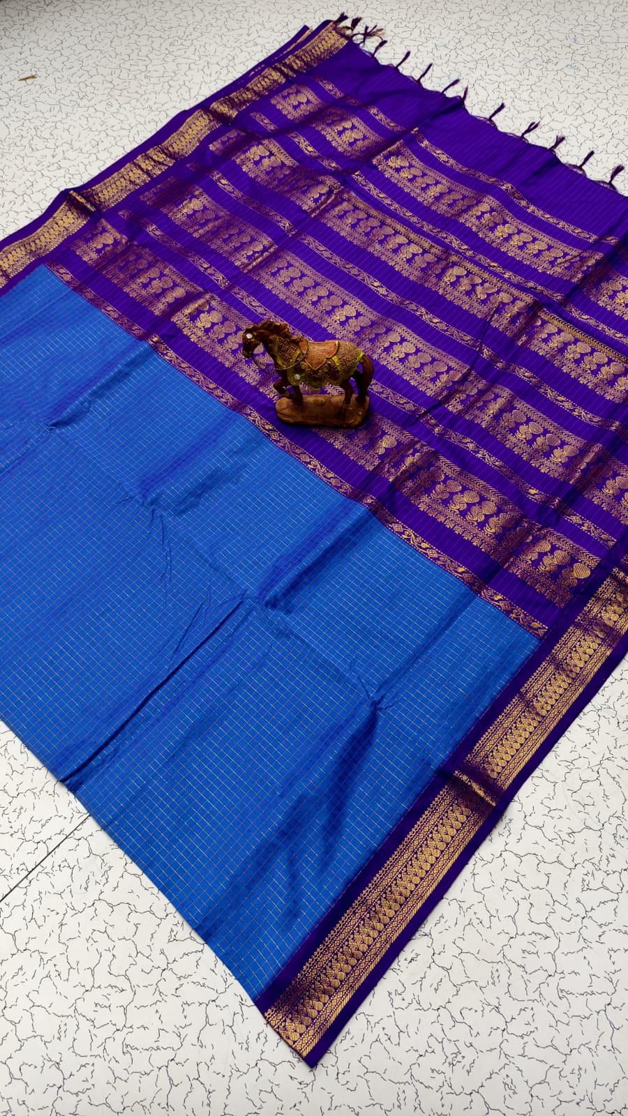 Checked Kalyani Cotton