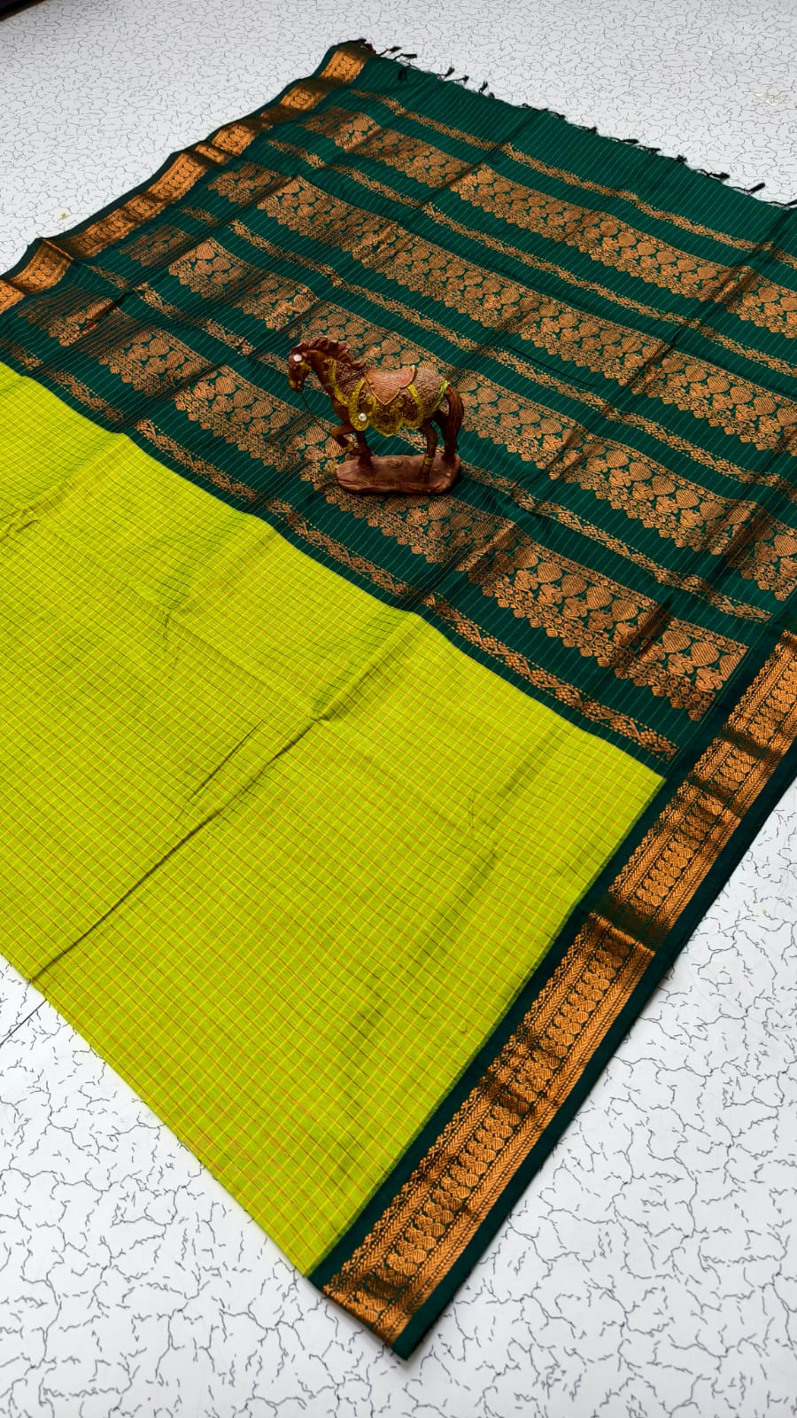 Checked Kalyani Cotton