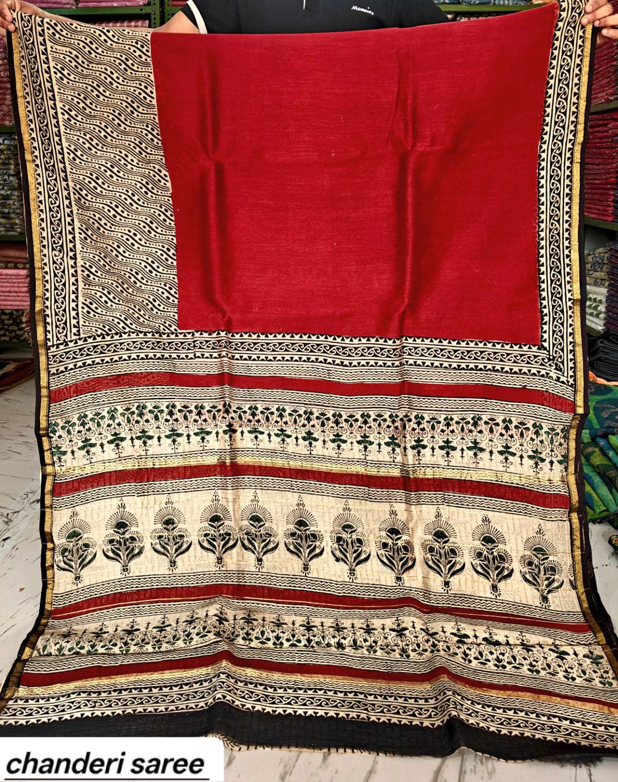 Chanderi Silk by Silk saree