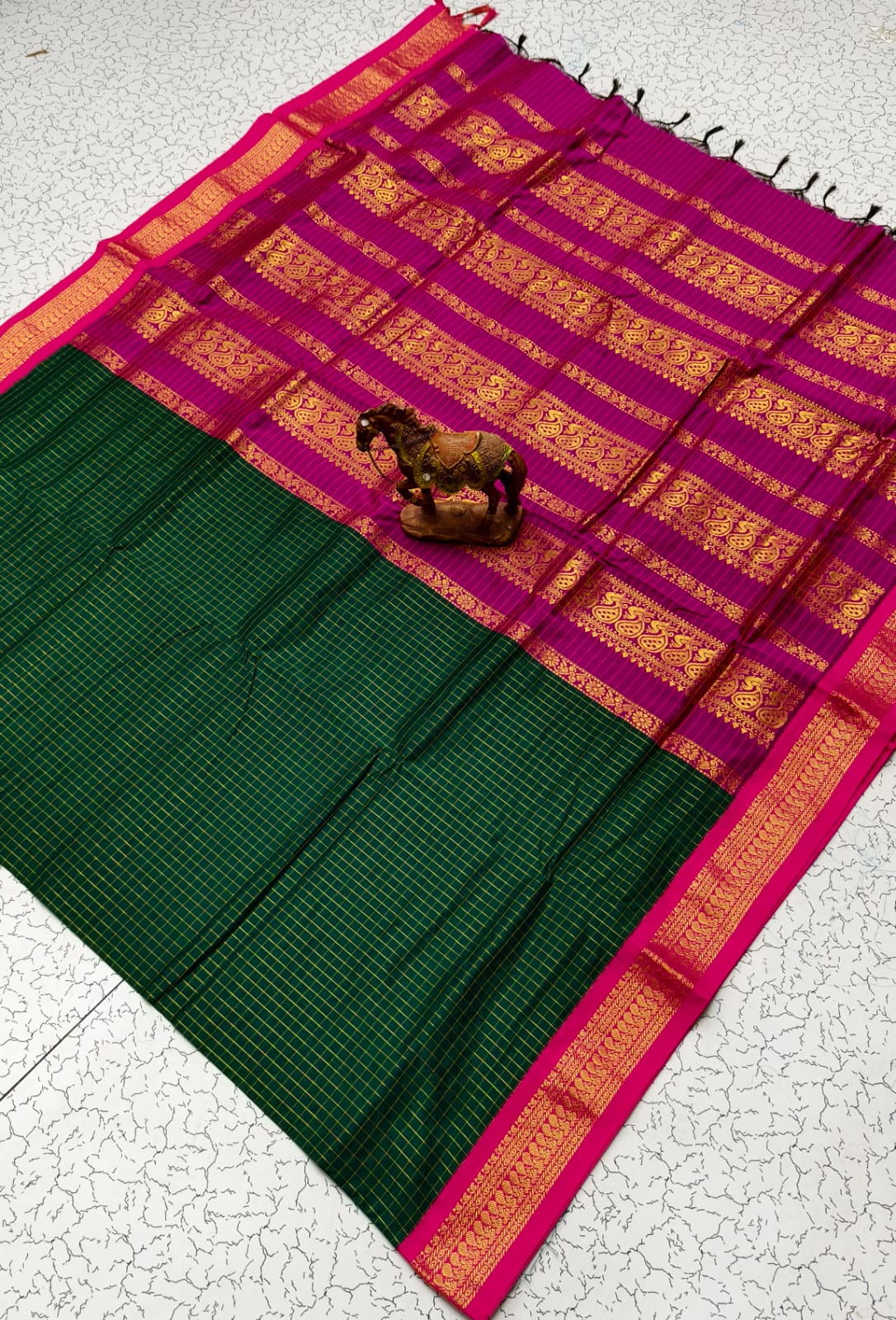 Checked Kalyani Cotton