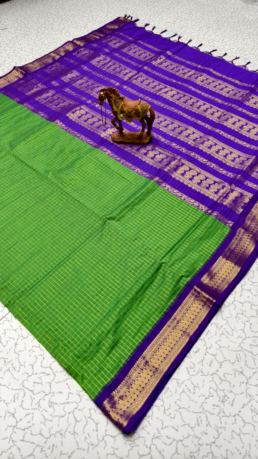 Checked Kalyani Cotton